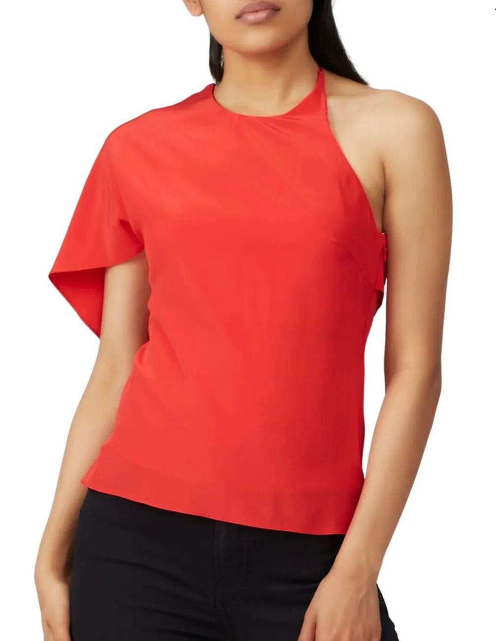 Cushnie Cold Shoulder Cape Sleeve Top 2